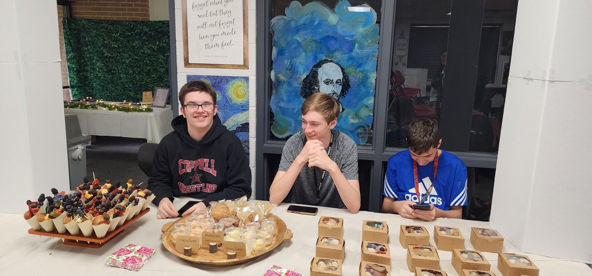 shannonhoward26's tweet photo. What an impressive display of creativity for our Shakespeare in the Perk project by our @NewTechCoppell learners! We had a blast celebrating The Bard! #Shakespeareintheperk https://t.co/heolOIpg97