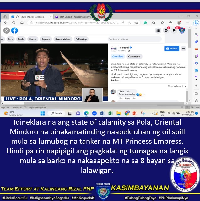 teresa_pnp's tweet photo. #LifeIsBeautiful
#KaligtasanNyoSagotKo
#TulongTulongTayo
#MKKequalsK
#PNPKakampiMo
#WeServeAndProtect
#TeamPNP
#TeamCALABARZON
#teameffort https://t.co/TyTk9sdDol