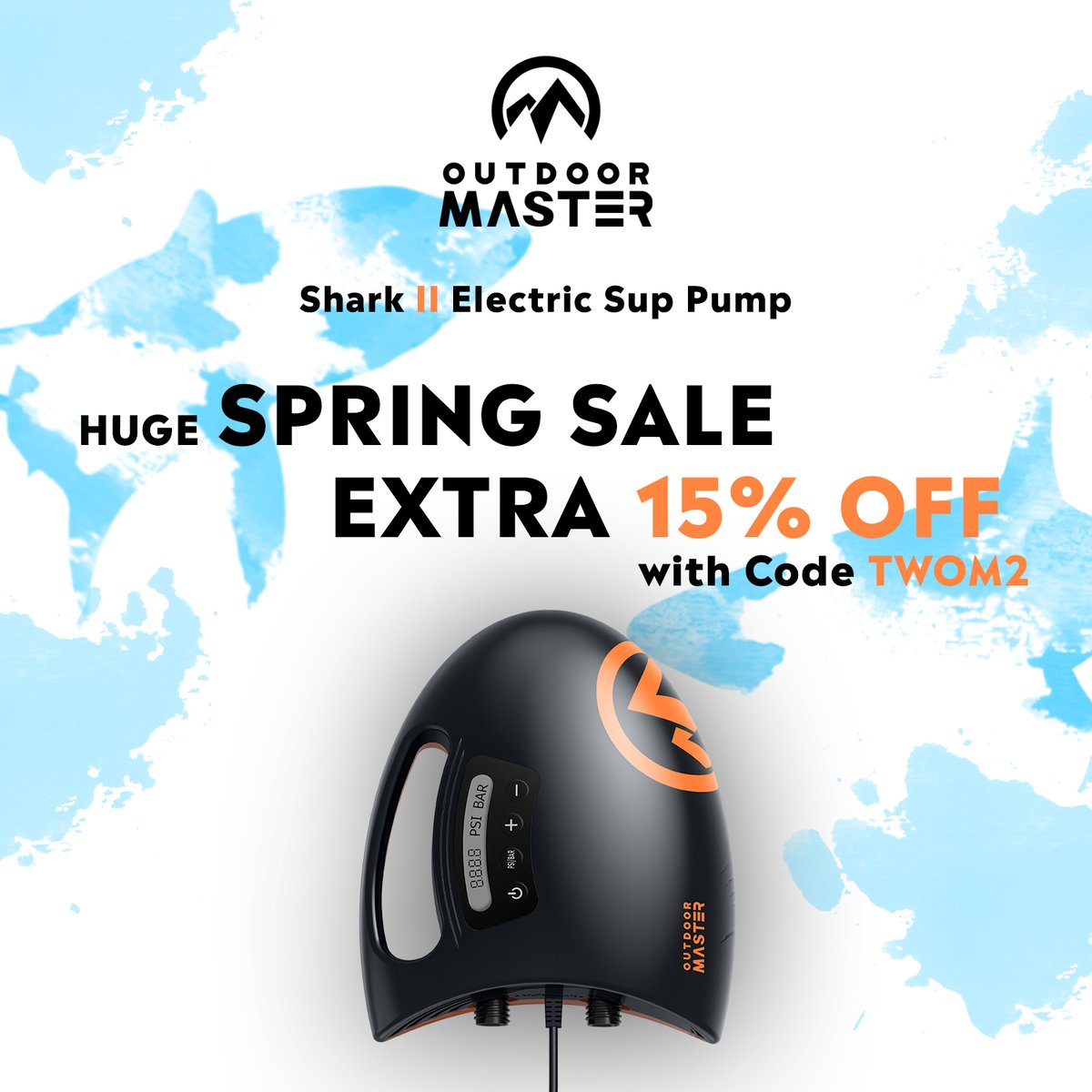 Huge Spring Sale
🛍SHOP NOW with code: TWOM2, click👇
outdoormaster.com/products/elect…
.
#OutdoorMaster #supboard #paddleboard #ikayak #kayaklifestyle #inflatableboat #inflatablecastle #supyoga #surf #watersports #airpump #inflateboat #rafts #paddleboardyoga #electricairpump