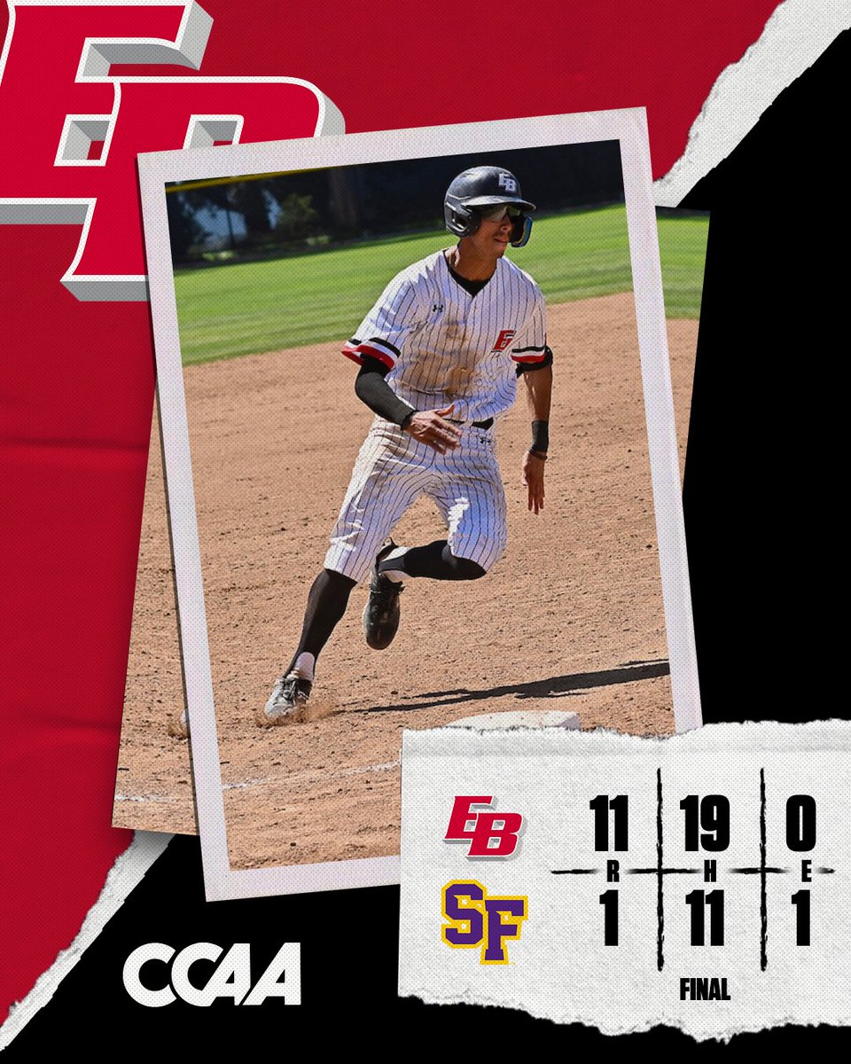 🚨 FOUR IN A ROW FOR THE PIONEERS!

⚾️ <a href="/PiosBaseball/">EBPiosBaseball</a> take over Tuesday's game in the late innings for an 11-1 win at SF State!

#BuildTheBrand