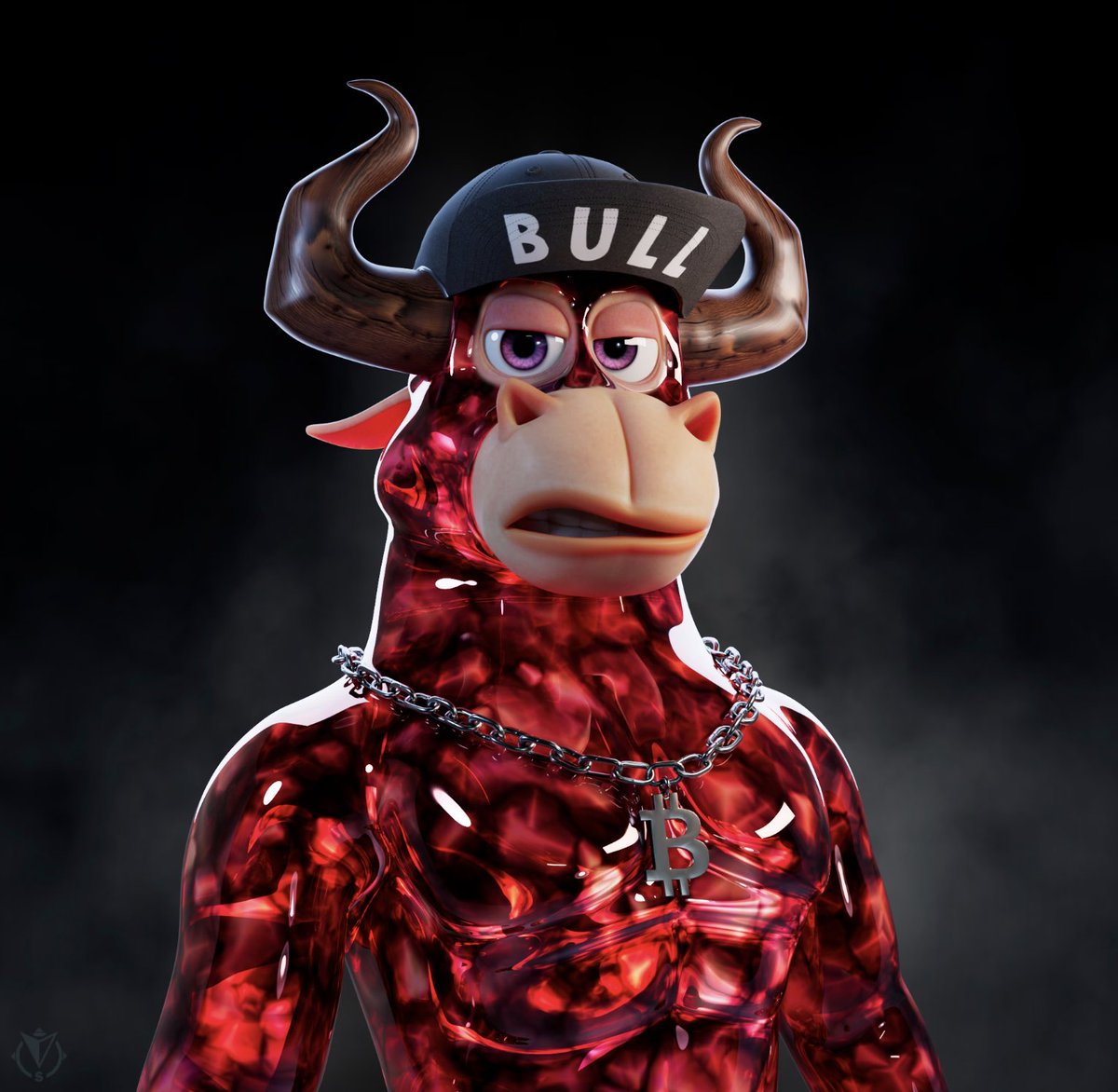 #NewProfilePic 
I just love this one too much - couldn't resist making him my PFP!
@BullsApesProj 
#Bullsto1Eth