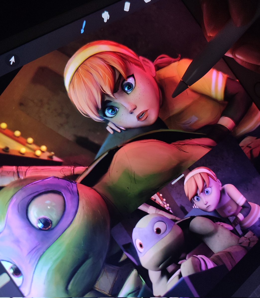leslychoco15_'s tweet photo. I'm doing redraws of tmnt 2012 in the Mutant Mayhem style. I am trying... 🫣 

#TMNT #tmnt2012 #MutantMayhem https://t.co/nbLqy7bgqG