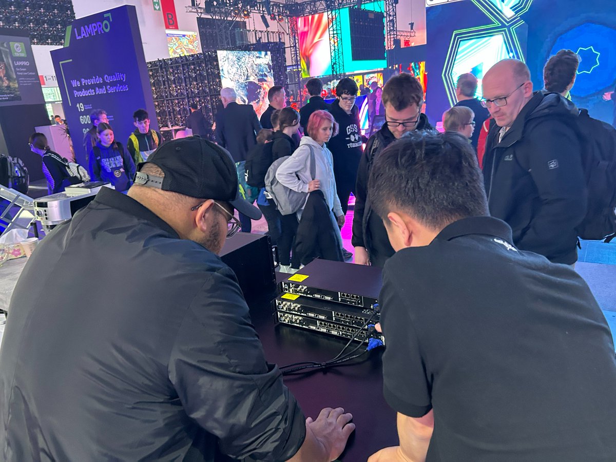 novastartech's tweet photo. NovaStar #PLS - Day1 😎
We are ready to rock! Visit us at Hall12.1 - D81, let's have a talk 🥰
#fromthefuturetothereality
#novastar #novastartech #pls2023 #prolightsound2023 #frankfurt2023 #exhibition #COB #visual #event #germany #cocktail #displaysolution #led #ledsystem https://t.co/e4TaqyNcRD