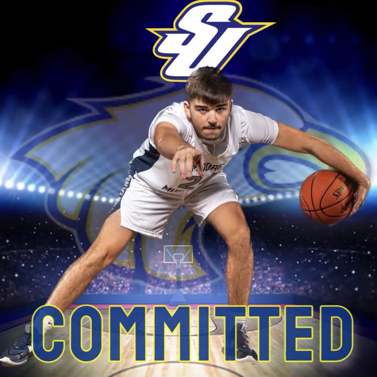 hunterwheat24's tweet photo. 1000% COMMITTED beyond blessed 💙💛 #goeagles @KGrayX @MustangsHoops_ https://t.co/VvncZHjw6Q