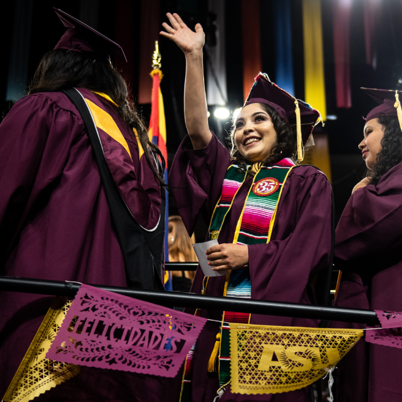 ASU's tweet photo. Exciting news! 

ASU has been named "Education Partner of the Year" by the Hispanic Scholarship Fund for 2023! 

We are proud to support Hispanic students in their pursuit of higher education and to work with partners like HSF who share our commitment to student success. 🎓