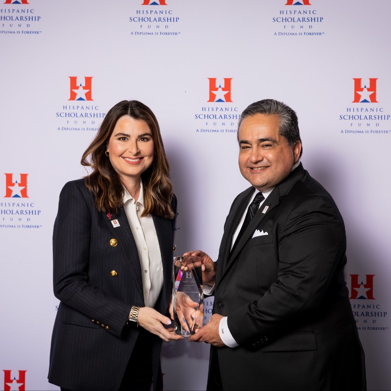 ASU's tweet photo. Exciting news! 

ASU has been named "Education Partner of the Year" by the Hispanic Scholarship Fund for 2023! 

We are proud to support Hispanic students in their pursuit of higher education and to work with partners like HSF who share our commitment to student success. 🎓