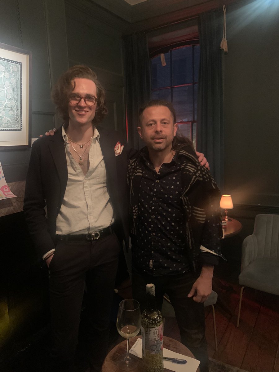 Nft &amp; wine… with <a href="/redescience/">Shared Ethos</a> <a href="/BlacksSoho/">Blacks Club</a> #NFTCommunity #membersclub #blackssoho