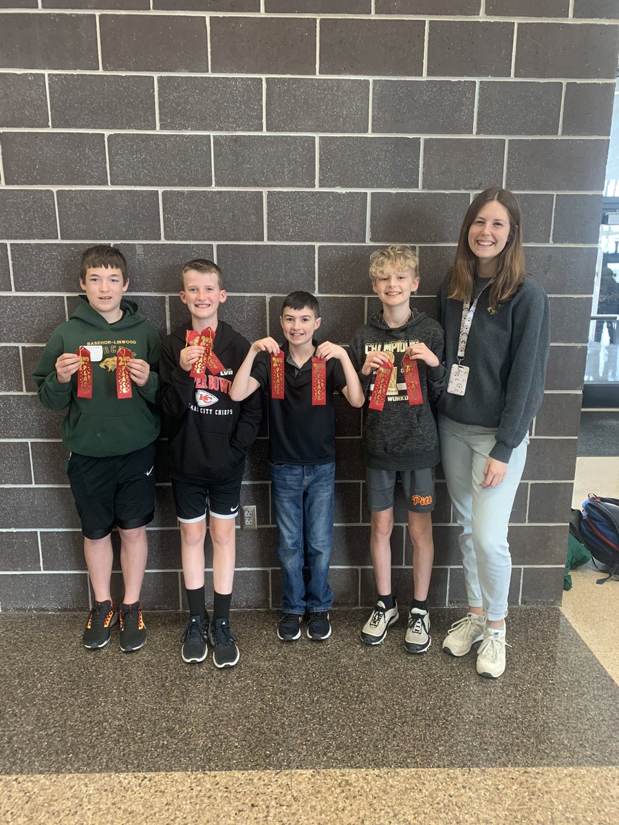 Super proud of our KVL Math Relay teams!  They represented BLMS well with 7th and 8th grade teams finishing second overall and 6th grade placing second in two categories. #tbw #bobcatproud