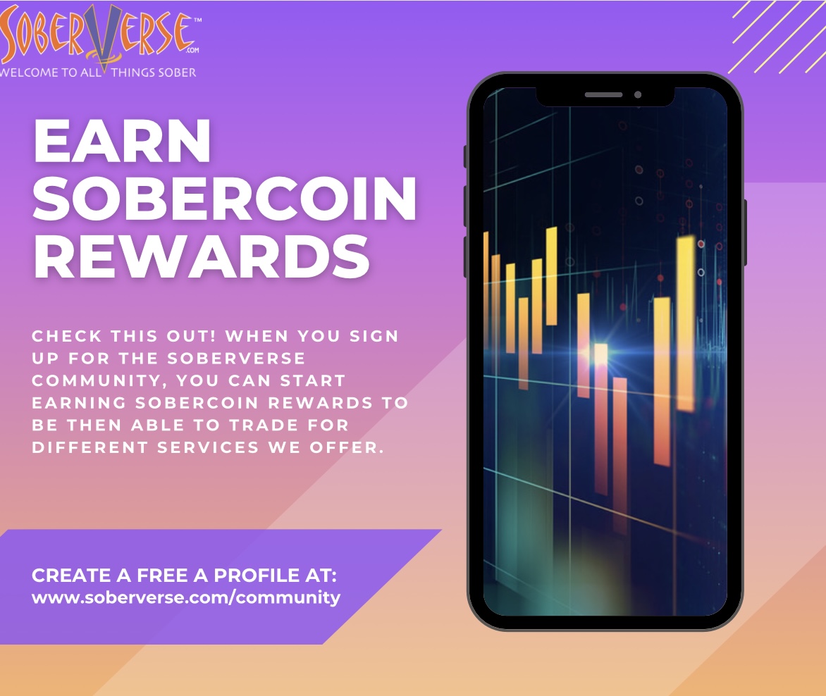 𝗖𝗛𝗘𝗖𝗞 𝗧𝗛𝗜𝗦 𝗢𝗨𝗧! When you sign up for the SoberVerse Community, you will start earning SoberCoin rewards right away. Visit: SoberVerse.com/community
.
#sobermom #soberdad #sobrietyworks #cryptolife #sobercoin #recoverywarrior #recoverylife #crypto #drugfree