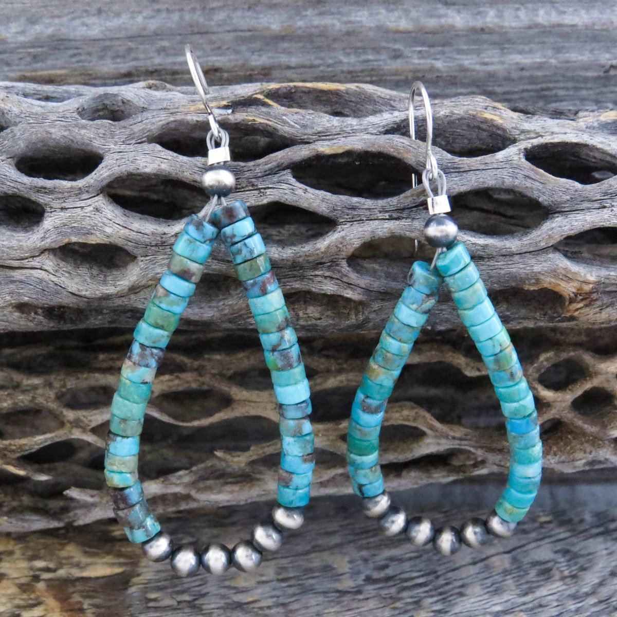 Mother's Day Turquoise & Silver Hoops #hoops #earrings
❤️️SAVE 30%~SHOP HERE: etsy.me/3L6ICpV❤️️ 
#turquoiseearrings #mothersdaygifts #navajojewelry #nativeamericanjewelry #bobhohippie