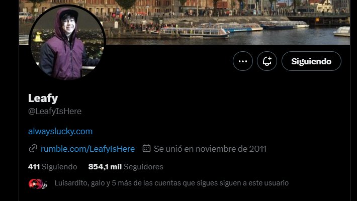 Quien diria que Leafy reviviria en pleno 2023 gracias a que Elon Musk le devolviera su cuenta de twitter ( El youtuber mas odiado y amado de internet wTF)