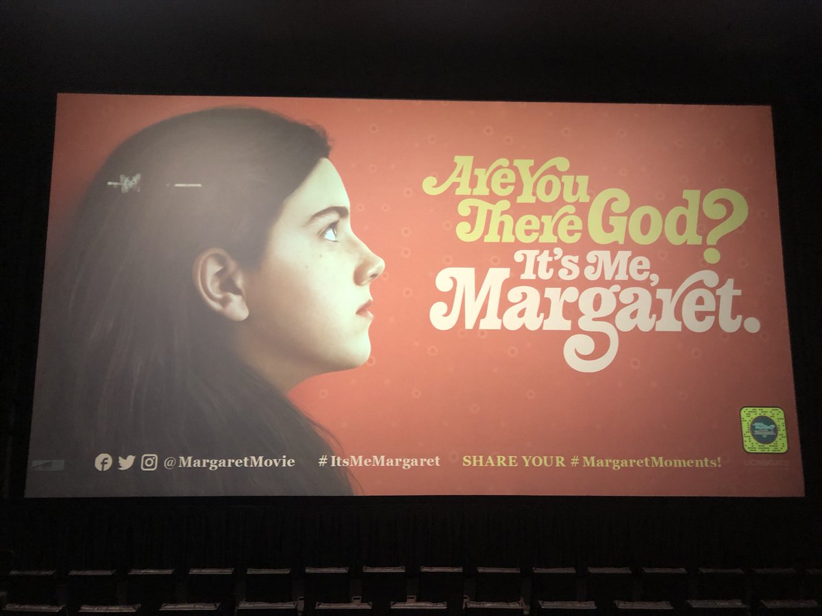 Are you there, rioters?  We are seeing the Judy Bloom adaptation tonight! <a href="/idobiradio/">idobi Radio</a> <a href="/GeekGirlRiot/">RIOTUS / Geek Girl Riot</a> #ItsMeMargaret <a href="/margaretmovie/">Are You There God? It's Me, Margaret</a>