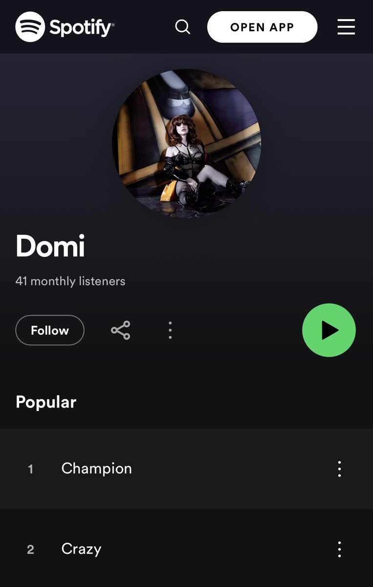 itsdomimami's tweet photo. ITS THAT TIIIIIIME AGAIN….
 Follow my Artist page on Spotify 🔔 

https://t.co/rXgSmkCcp9

🫶🫶🫶Make a girls Tuesday 🫶🫶🫶
#domi #crazy #champion #spotify #AppleMusic #YouTubeMusic #ArtistAccelerator #artist #pop #dance #electronic #transwoman #pride2023 #singer #producer https://t.co/vlEtk7YMCT