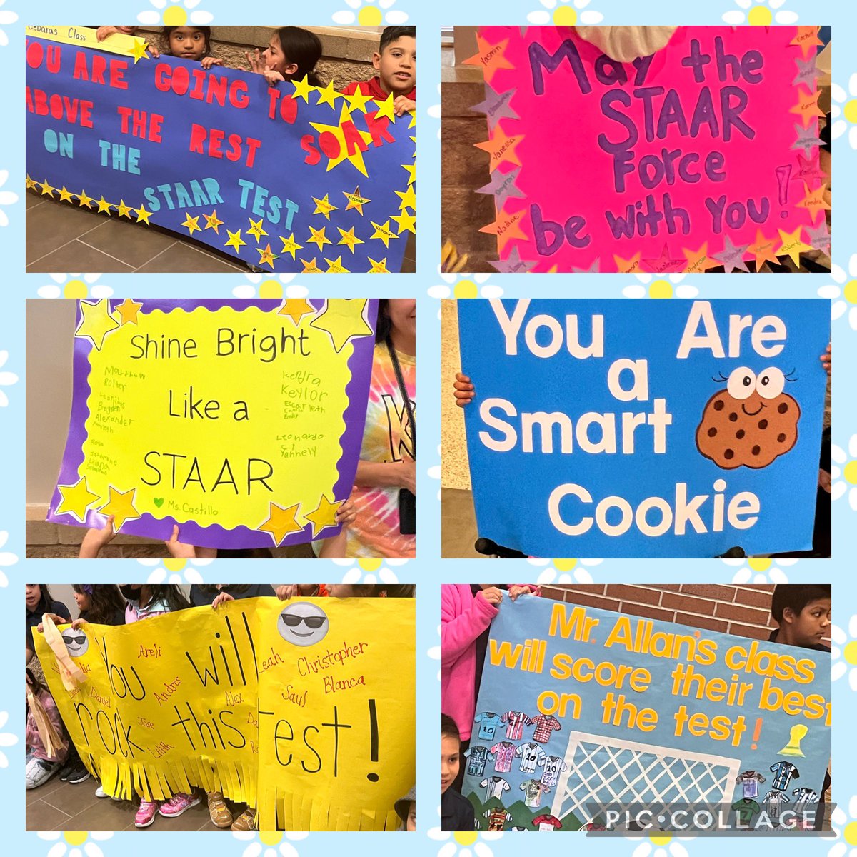 Thank you students and teachers! The hornets are ready to show their STAAR Power! #wearesbisd #sbisd