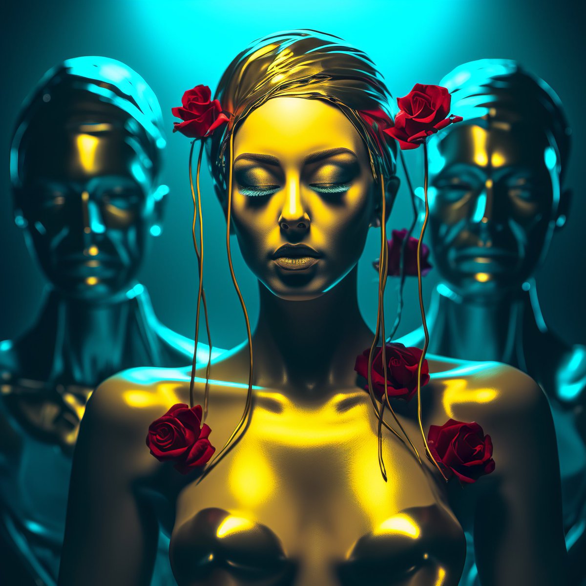 annabambambaby's tweet image. Art below and both have original poetry for their descriptions ❤️

“Plastic Flowers” 

“Pretenders of Petals”

On @objktcom ❤️