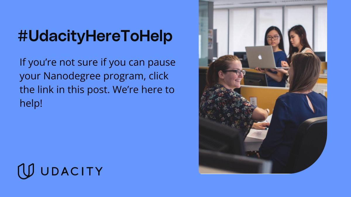 Udacity Support tweet media