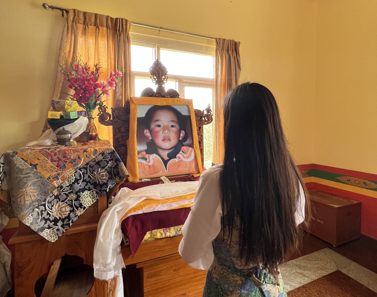 tyangzom_'s tweet photo. Happy birthday to the world’s youngest political prisoner His Holiness the 11th Panchen Lama.

He turns 34, he’s been missing for 28 yrs. 🇨🇳 kidnapped him at 6 when he was recognized as the reincarnation. He was just a child. did NOT commit any crimes nor begun to live his life. https://t.co/icKCsAqZPj