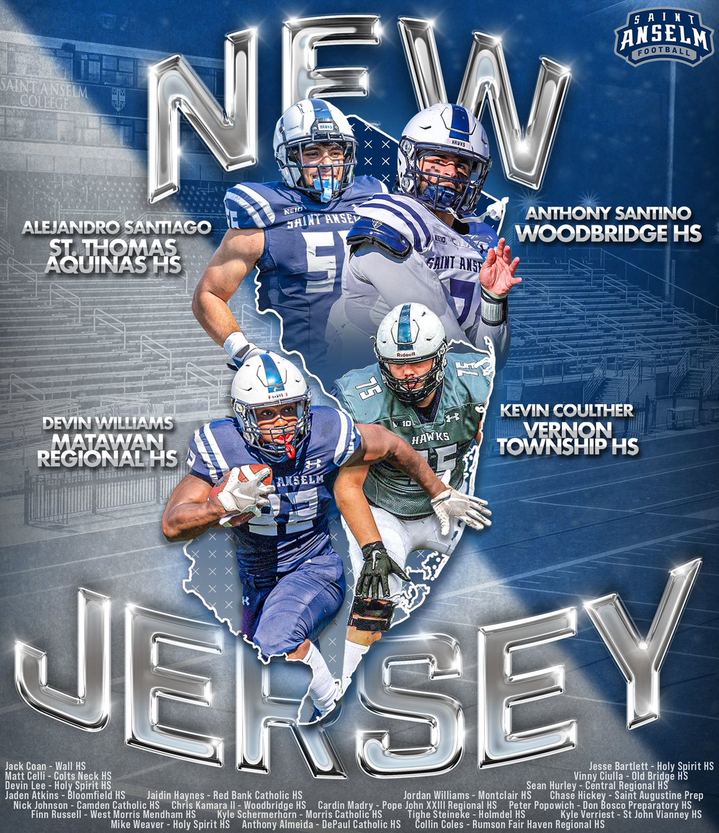 𝗚𝗔𝗥𝗗𝗘𝗡 𝗦𝗧𝗔𝗧𝗘 ➡️ 𝗚𝗥𝗔𝗡𝗜𝗧𝗘 𝗦𝗧𝗔𝗧𝗘
•
We have 25 student-athletes from the state of New Jersey on our 2023 roster!