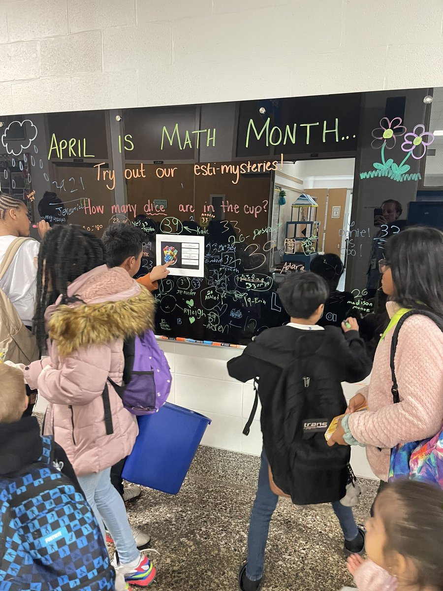 sam_bekken1's tweet photo. Our students love estimating!! #mathmonth @AACPS_PK5Math @TitleIAACPS @GBPESMath @gbparkaacps https://t.co/orBLcUGOTy