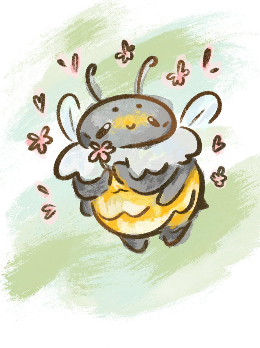 StarGarnish's tweet photo. Chunky bee doodle https://t.co/VUnTc9fJgj