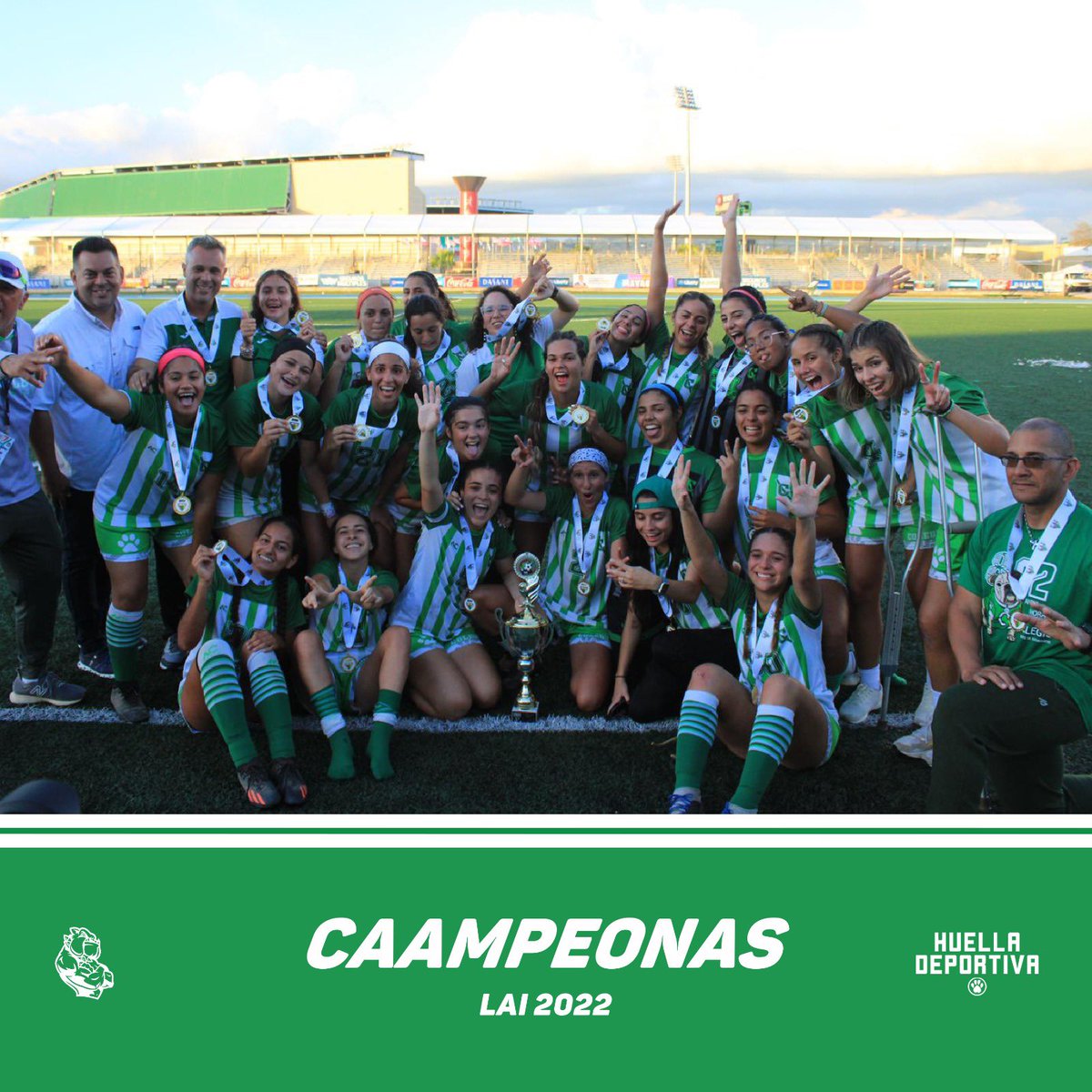 🥇 ¡CAAMPEONAS! 🥇

Las Juanas de la <a href="/uprm/">RUM/UPRM</a> conquistaron el primer lugar en la LAI 2023 del #LAIFútbol⚽️. 🔥

#dejatuhuellarum #justasencasa