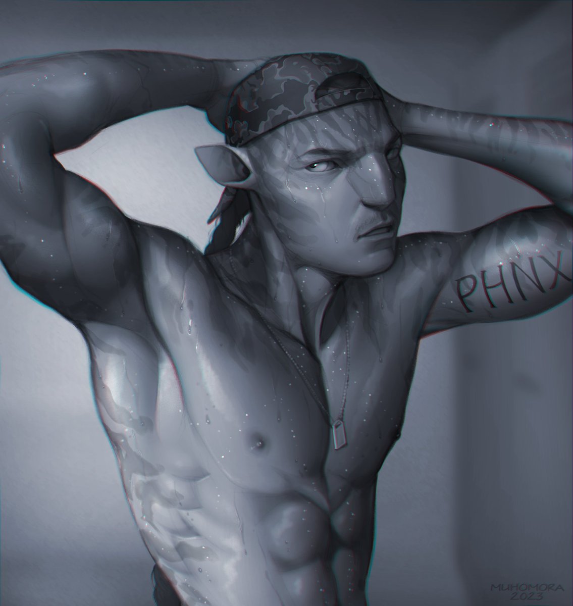 mohich_'s tweet photo. When you imagine yourself as the hero of a music video X)

(Re-uploading because I forgot his stripes)
#Avatar #AvatarTheWayOfWater #Brown https://t.co/vxyQWOvyC8