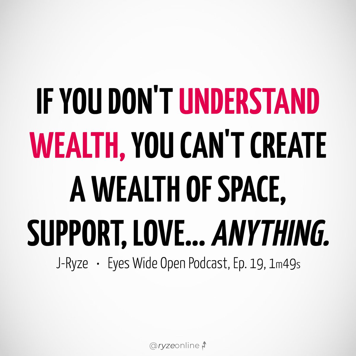 RyzeRebels's tweet photo. How well do you understand wealth?   

Episode 19 drops on Friday at 9am est and it's all about 'Understanding Wealth'!    

https://t.co/WtX8eui9f6

#wealth #wealthcreation #wealthbuilding #WealthManagement 
@ramit @ryzeonline @AbrahamHicks https://t.co/T3n4Cc0IEY