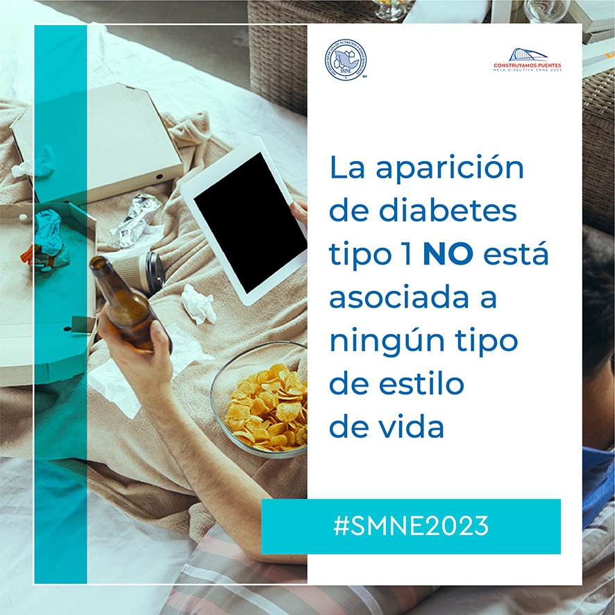 La #Diabetes tipo 1 #DT1, es una entidad con características distintivas. Aprendamos  de ella.
Mensaje del GTDT1 de la <a href="/SMNE_Oficial/">Sociedad Mexicana de Nutrición y Endocrinología</a> .
#Smne2023 
#ContruyamosPuentes