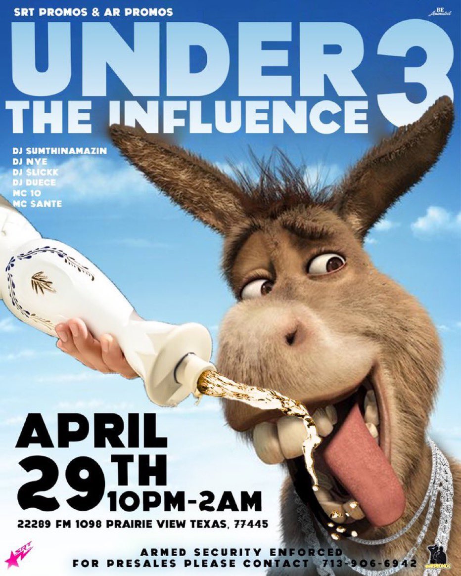 hunnidbandzayy_'s tweet image. #UnderTheInfluence3 #shsu #ShsuSpringfest2k23 😈👀🍾