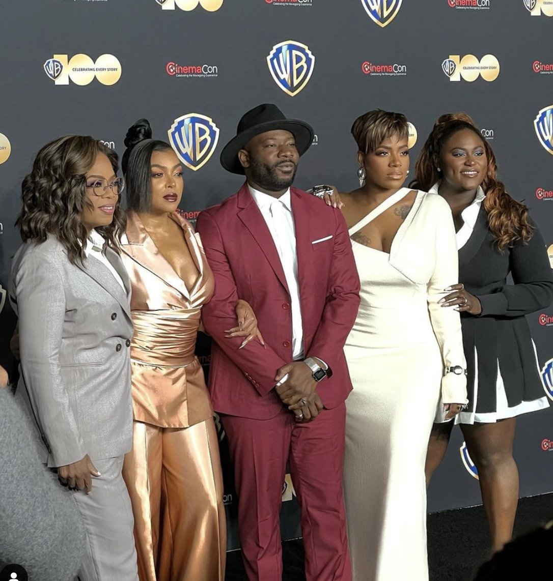 BlitzAmbassador's tweet photo. An AMAZING day at #Cinemacon with the incredible  @Oprah, @tarajiphenson, @TasiasWord, @thedanieb. Our Purple Journey has begun. 🙏🏿💜✨ https://t.co/X1SHCOLu5r