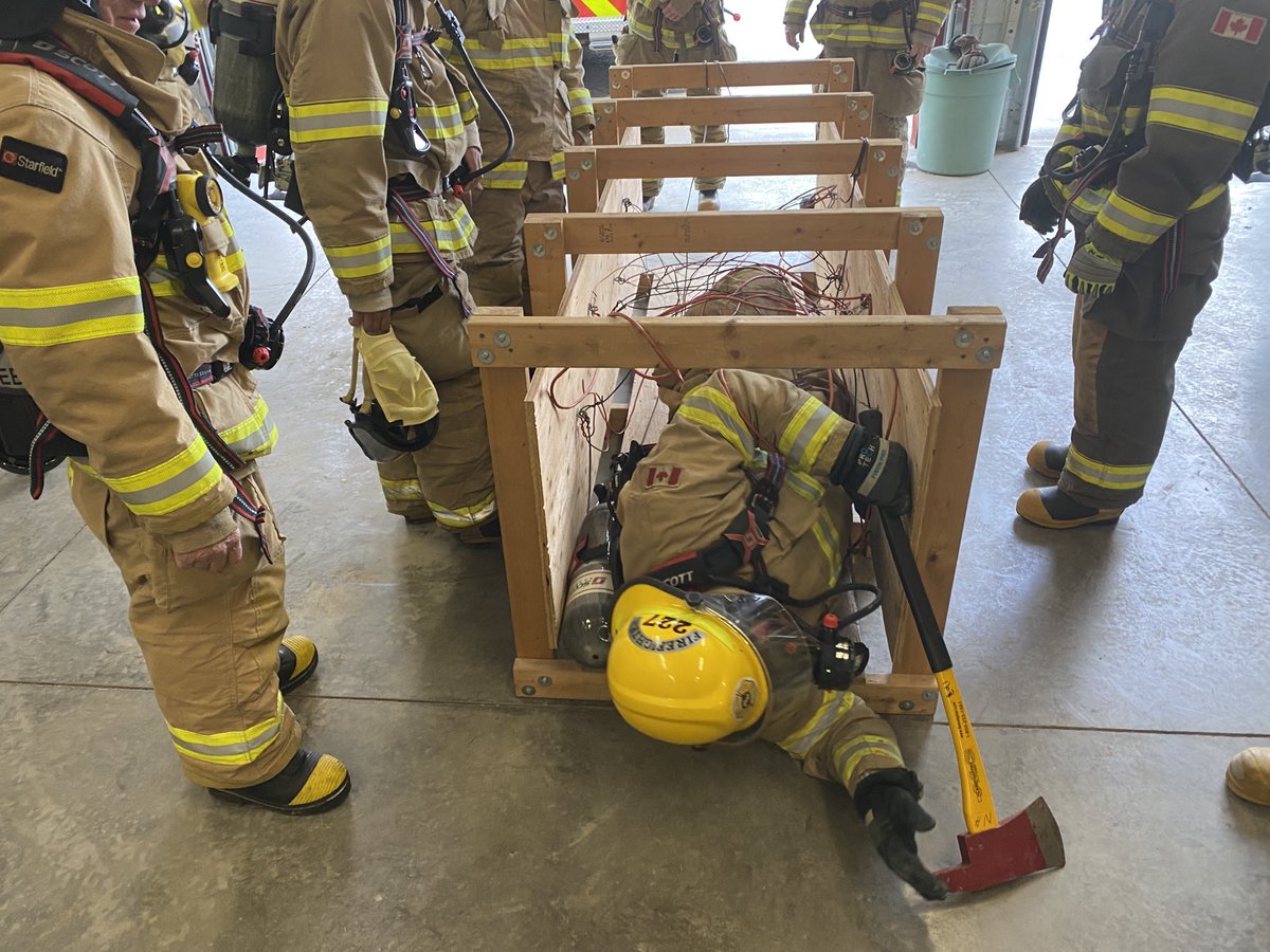 Entanglement drills with new Scott Paks in Brighton