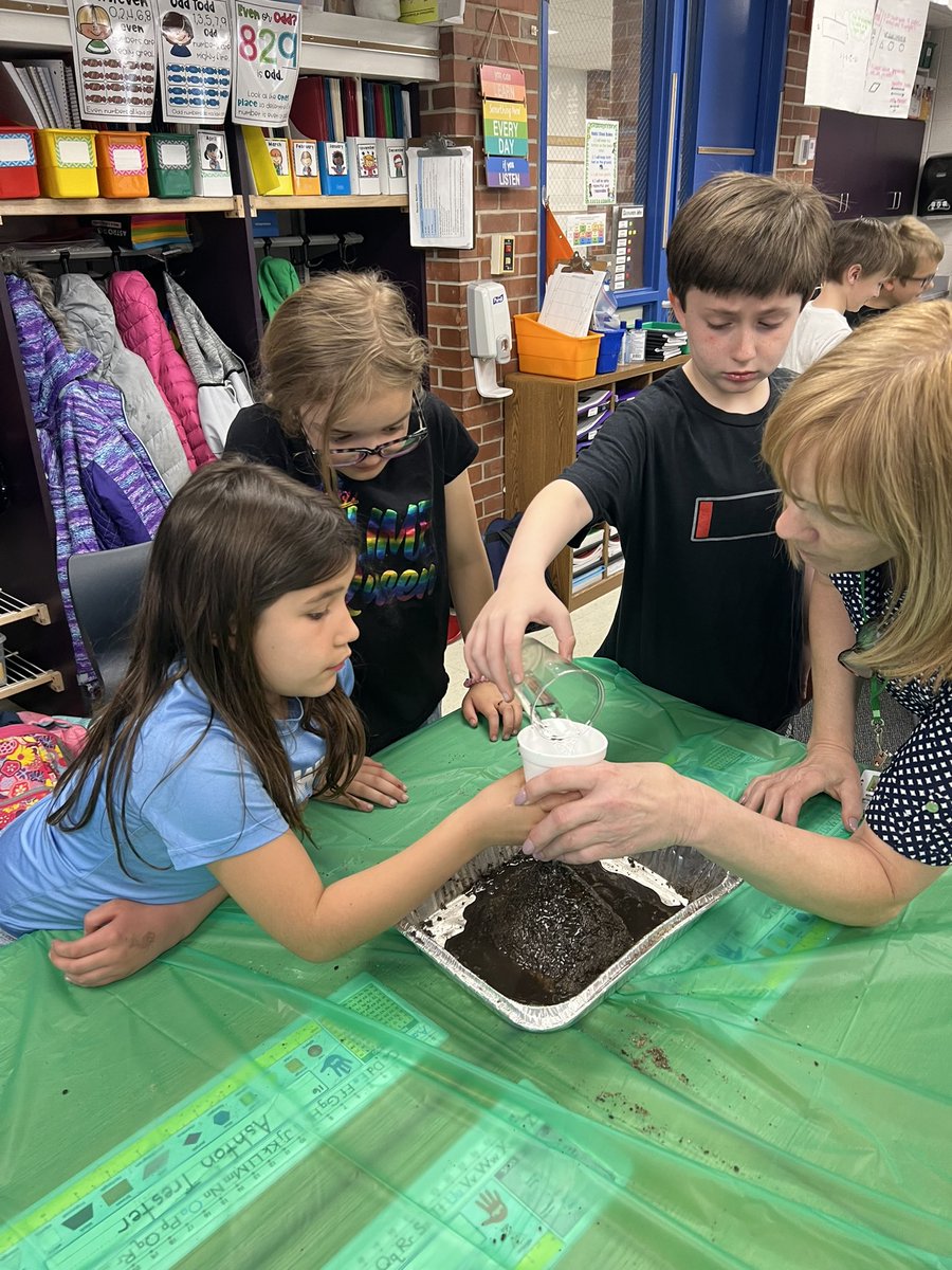 We had fun getting dirty while making models of mountains (and rain) to see how water changes the land! Kids still love to play in the dirt! <a href="/AHSD25Patton/">Patton Elementary</a>