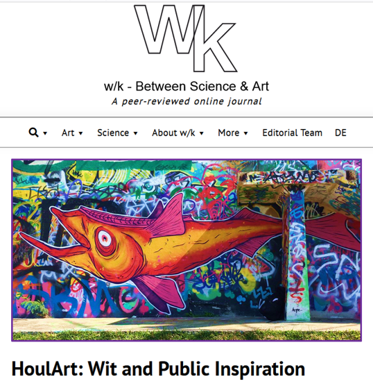 New article on *Street Art, Science &amp; Engagement* in <a href="/wkScienceandArt/">w/k- Between Science & Art</a> 🤩: Discover what Canberra artist James Houlcroft thinks about the knowledge-oriented, educational &amp; inspirational role of street art! #StreetArt #scicomm #PopCulture <a href="/ANU_CPAS/">Centre for the Public Awareness of Science</a> <a href="/ourANU/">ourANU</a>: between-science-and-art.com/houlart-wit-an…