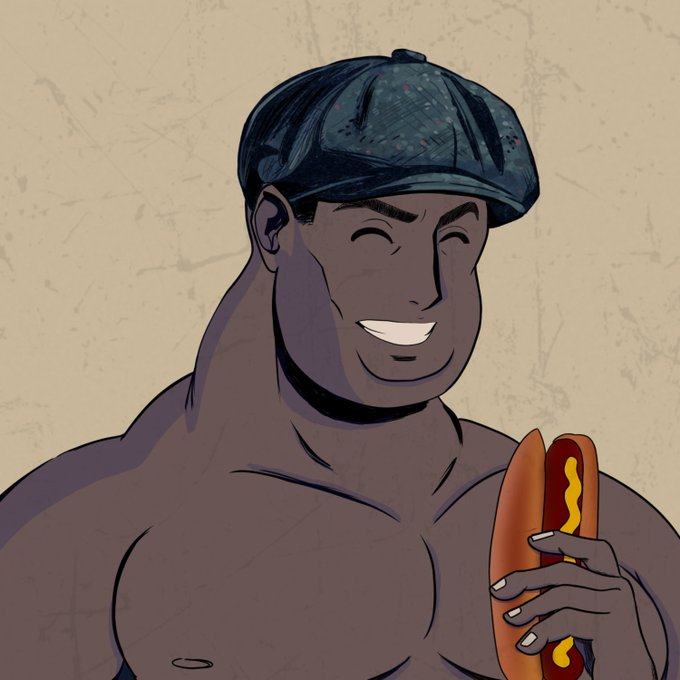 terzi_igor's tweet photo. @FatLads_NFT "Life is uncertain, but food is a sure thing." 

Hello, I would be very excited to be a part of your amazing project. I tried to draw one of your pictures by my own hands. Hope you will like it and I deserved to get whitelist from you.

iiiigor228#0246 - this is my Discord. https://t.co/HOBvXq1cZQ