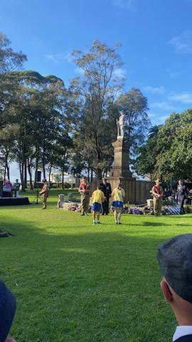 <a href="/BrontePublic/">Bronte Public School</a> representing at the Waverley Anzac service. 

#lestweforget 
#AnzacDay #AnzacDay2023