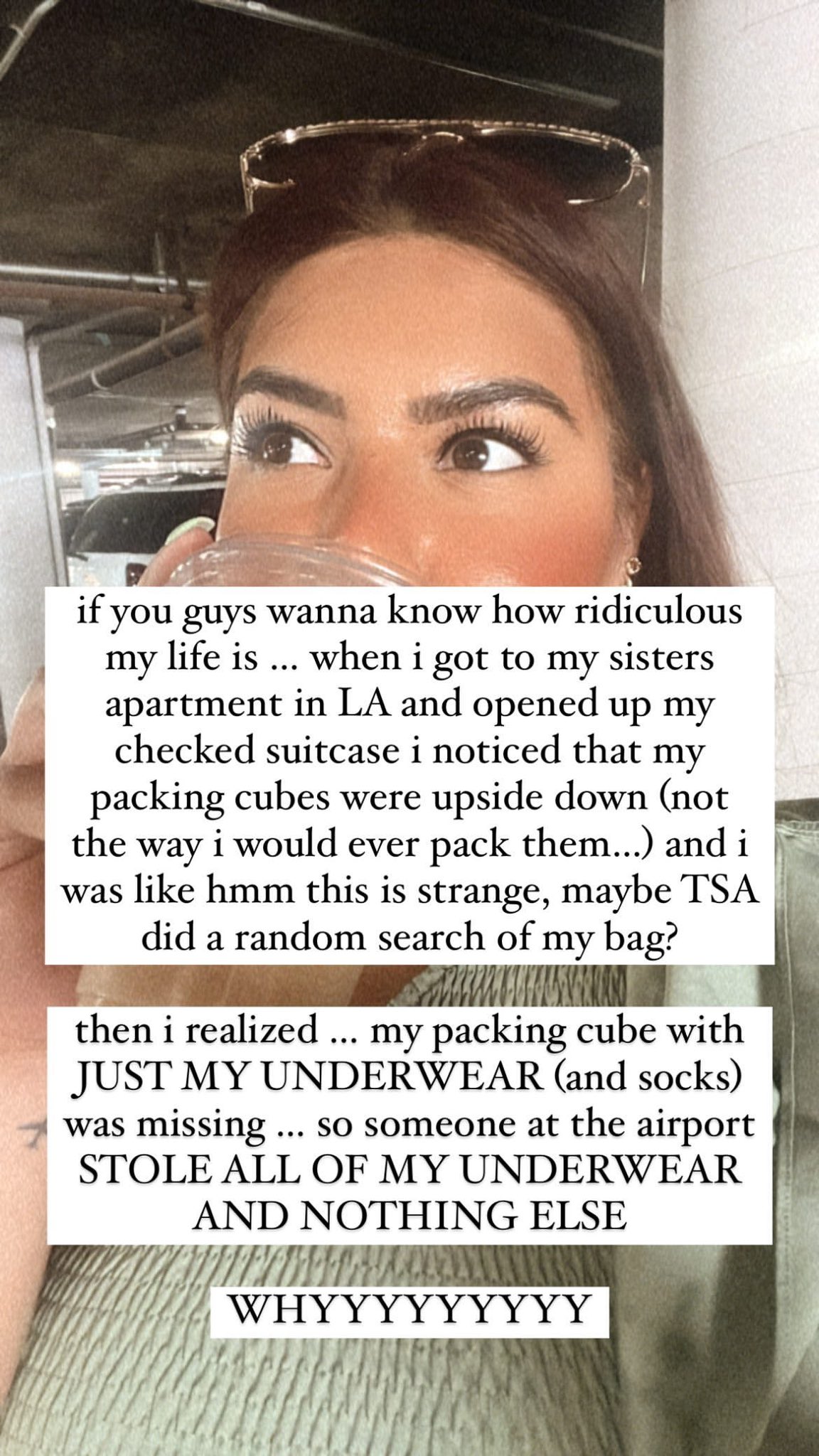 Naz on X: umm hello @Delta i flew from JFK to LAX on friday and when i got  to LA and opened my suitcase ALL OF MY PANTIES HAD BEEN STOLEN out
