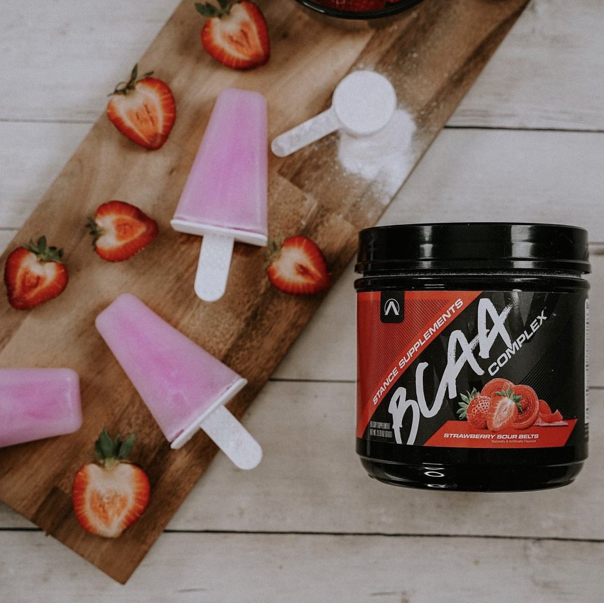 Did someone say strawberry sour belt amino popsicles?