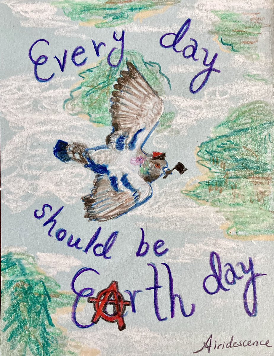 belatedly, but truly 🌿✨
(day 6 of anarchism and pigeons)