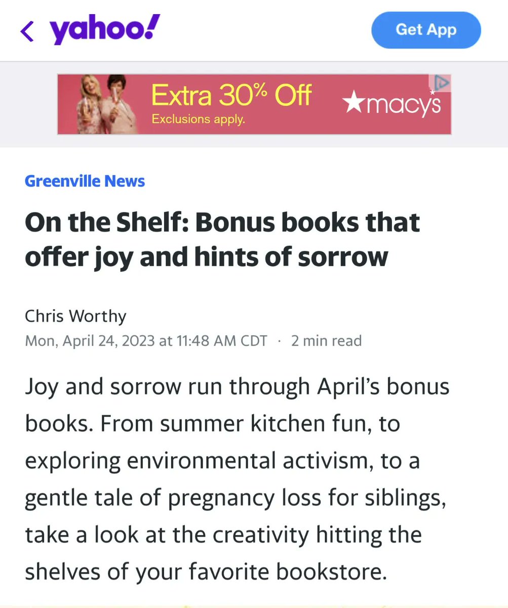 Malcolm_Newsome's tweet image. YAHOOOO!! The word about Dear Star Baby is spreading! 🤯

@kamala_m_nair
@beamingbooksmn

🔗news.yahoo.com/shelf-bonus-bo…

#DearStarBaby #miscarriage #miscarriagesupport #pregnancyloss #pregnancylosssupport