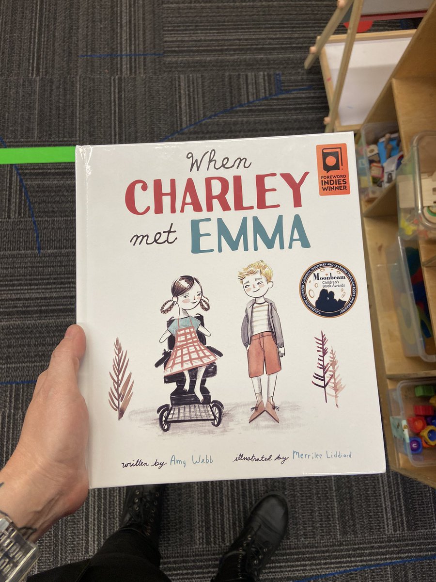 Today we read “When Charley Met Emma” and learned about limb differences as part of our Limb Loss Awareness observation! Young children have such a deep capacity for empathy and kindness. #iteachprek #opsproud