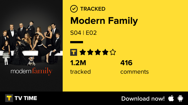 fegullom's tweet photo. I've just watched episode S04 | E02 of Modern Family! https://t.co/yarIVgP4G9 #tvtime https://t.co/EmEQaUsFcZ