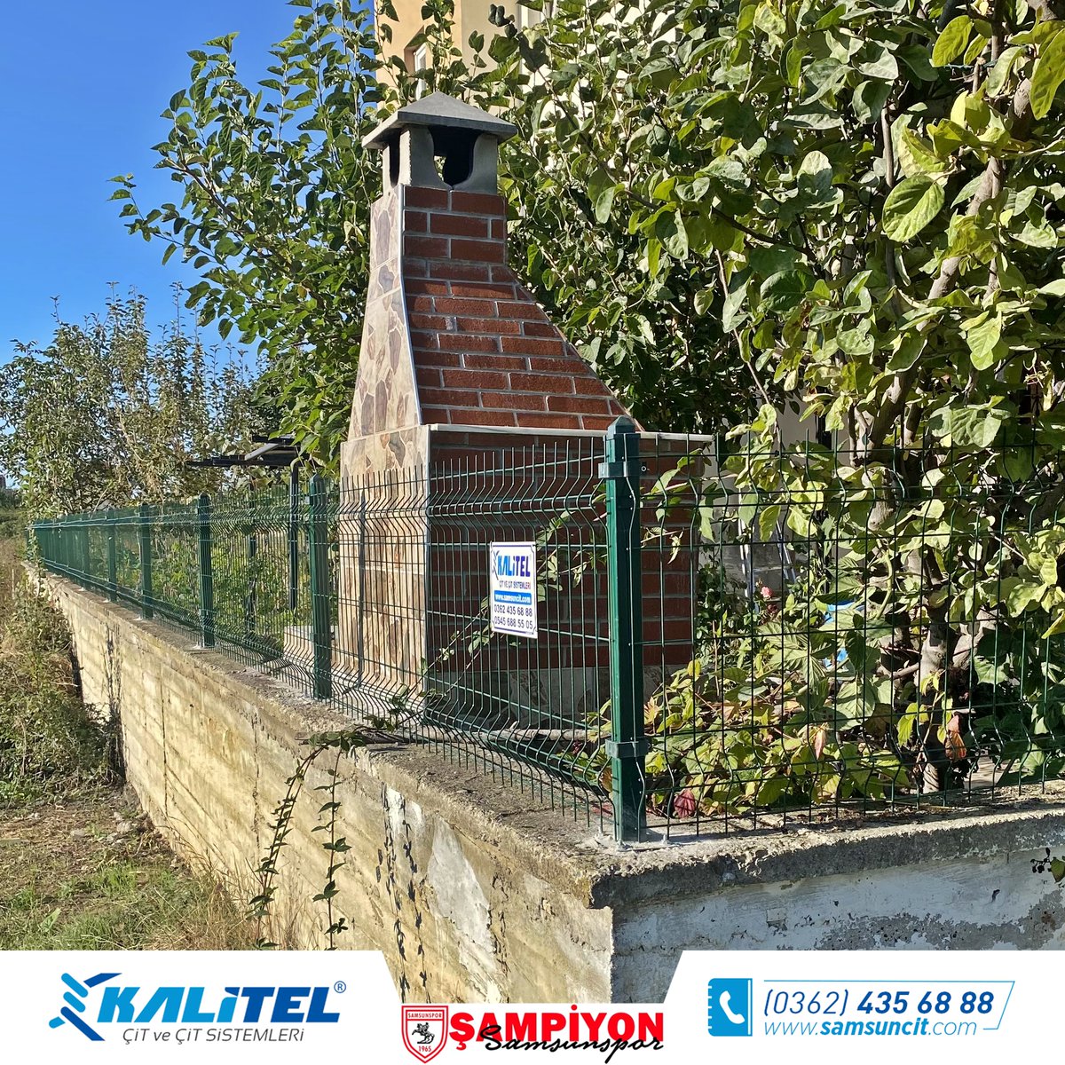 kalitelcit's tweet photo. ✅Yapılan Uygulama: 75cm.lik Panel Çit Uygulamamız...
📍Uygulama Yeri: Yalı Mh.-İncesu/Atakum/Samsun

✔️Keşif ve Bilgi İçin;
☎️0362 435 68 88
📱0545 688 55 05
🌍https://t.co/uDcbNP8pj9

📍Satış Ofisi: İstiklal Mh. Uzunlar Cd. No:54/1
(İlkadım Sanayi Sitesi) Tekkeköy/Samsun

#çit https://t.co/RWsIYtuOye
