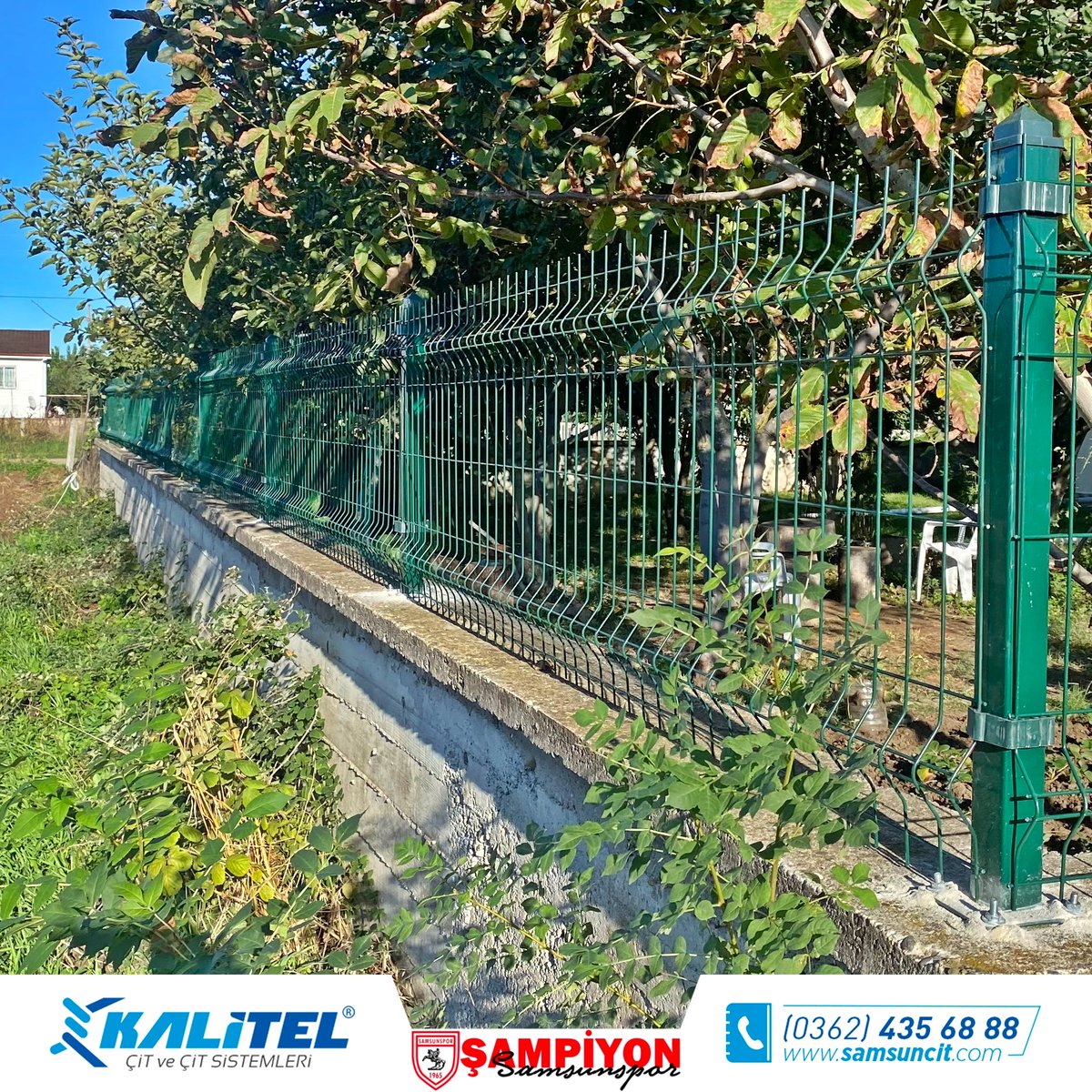 kalitelcit's tweet photo. ✅Yapılan Uygulama: 75cm.lik Panel Çit Uygulamamız...
📍Uygulama Yeri: Yalı Mh.-İncesu/Atakum/Samsun

✔️Keşif ve Bilgi İçin;
☎️0362 435 68 88
📱0545 688 55 05
🌍https://t.co/uDcbNP8pj9

📍Satış Ofisi: İstiklal Mh. Uzunlar Cd. No:54/1
(İlkadım Sanayi Sitesi) Tekkeköy/Samsun

#çit https://t.co/RWsIYtuOye