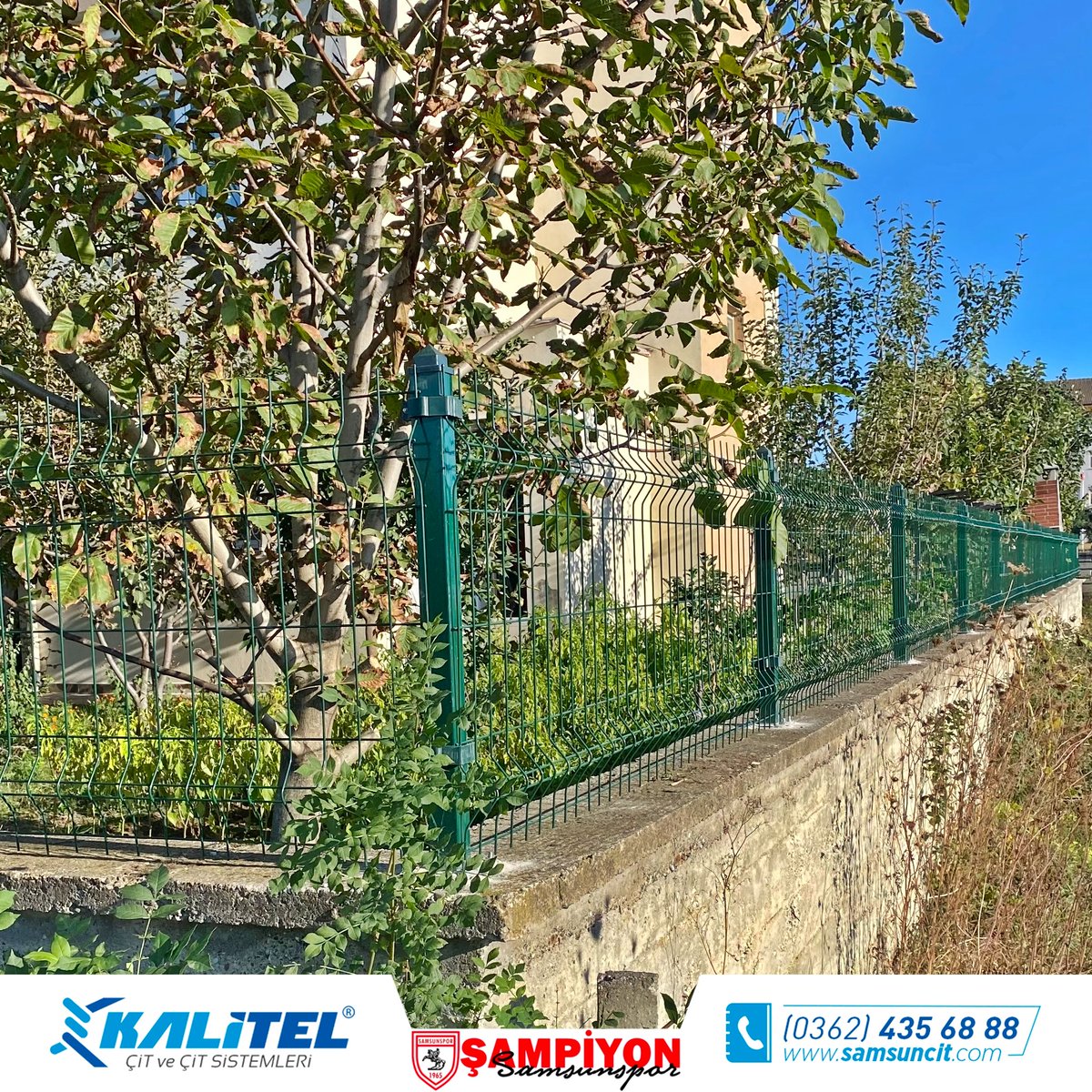 kalitelcit's tweet photo. ✅Yapılan Uygulama: 75cm.lik Panel Çit Uygulamamız...
📍Uygulama Yeri: Yalı Mh.-İncesu/Atakum/Samsun

✔️Keşif ve Bilgi İçin;
☎️0362 435 68 88
📱0545 688 55 05
🌍https://t.co/uDcbNP8pj9

📍Satış Ofisi: İstiklal Mh. Uzunlar Cd. No:54/1
(İlkadım Sanayi Sitesi) Tekkeköy/Samsun

#çit https://t.co/RWsIYtuOye