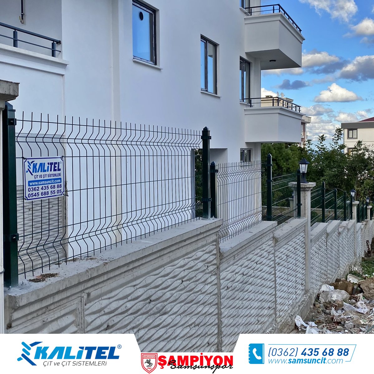 kalitelcit's tweet photo. ✅Yapılan Uygulama: 75cm.lik Panel Çit Uygulamamız...
📍Uygulama Yeri: Körfez Mh.-Atakum/Samsun

✔️Keşif ve Bilgi İçin;
☎️0362 435 68 88
📱0545 688 55 05
🌍https://t.co/uDcbNP8pj9

📍Satış Ofisi: İstiklal Mh. Uzunlar Cd. No:54/1
(İlkadım Sanayi Sitesi) Tekkeköy/Samsun

#panelçit https://t.co/PkjRtXq561