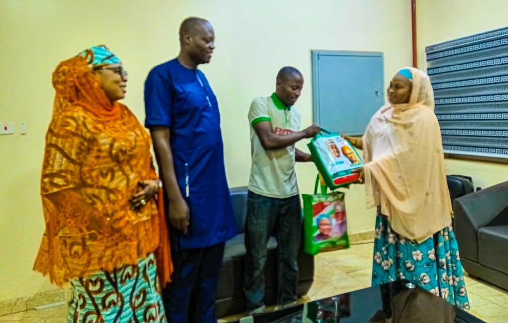 AdamawaO's tweet photo. This demonstrated that the Governor has won and captured the hearts of many people in Adamawa State and beyond with his leadership style and dedication and commitment to good governance.

Hajiya Lami Ahmadu Fintiri, who received the man, expressed her gratitude to Alhaji Jibrin. https://t.co/nHadY8zM5U
