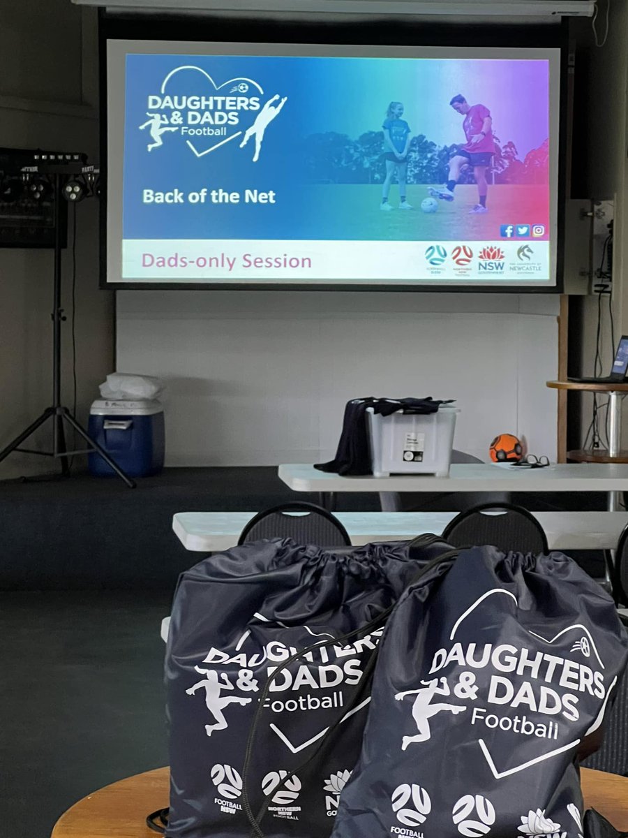 DaughterDad_AU's tweet photo. One of our @NNSWF Daughters &amp; Dads Football ⚽️ Term 2 programs kicked off on Monday at @BMagicFC with exceptional Dad &amp; Daughter facilitator duo, Brad &amp; Ellie🤩 https://t.co/nbCY6zPg5A