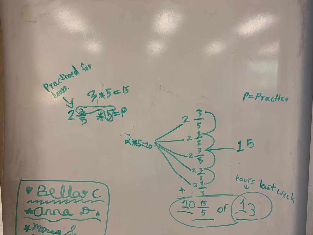 SmithJenif's tweet image. Look at this incredible math thinking! So many good explanations today in Ms. Tobben’s Class at Paxton. @Shawshawclass #mathjoycps