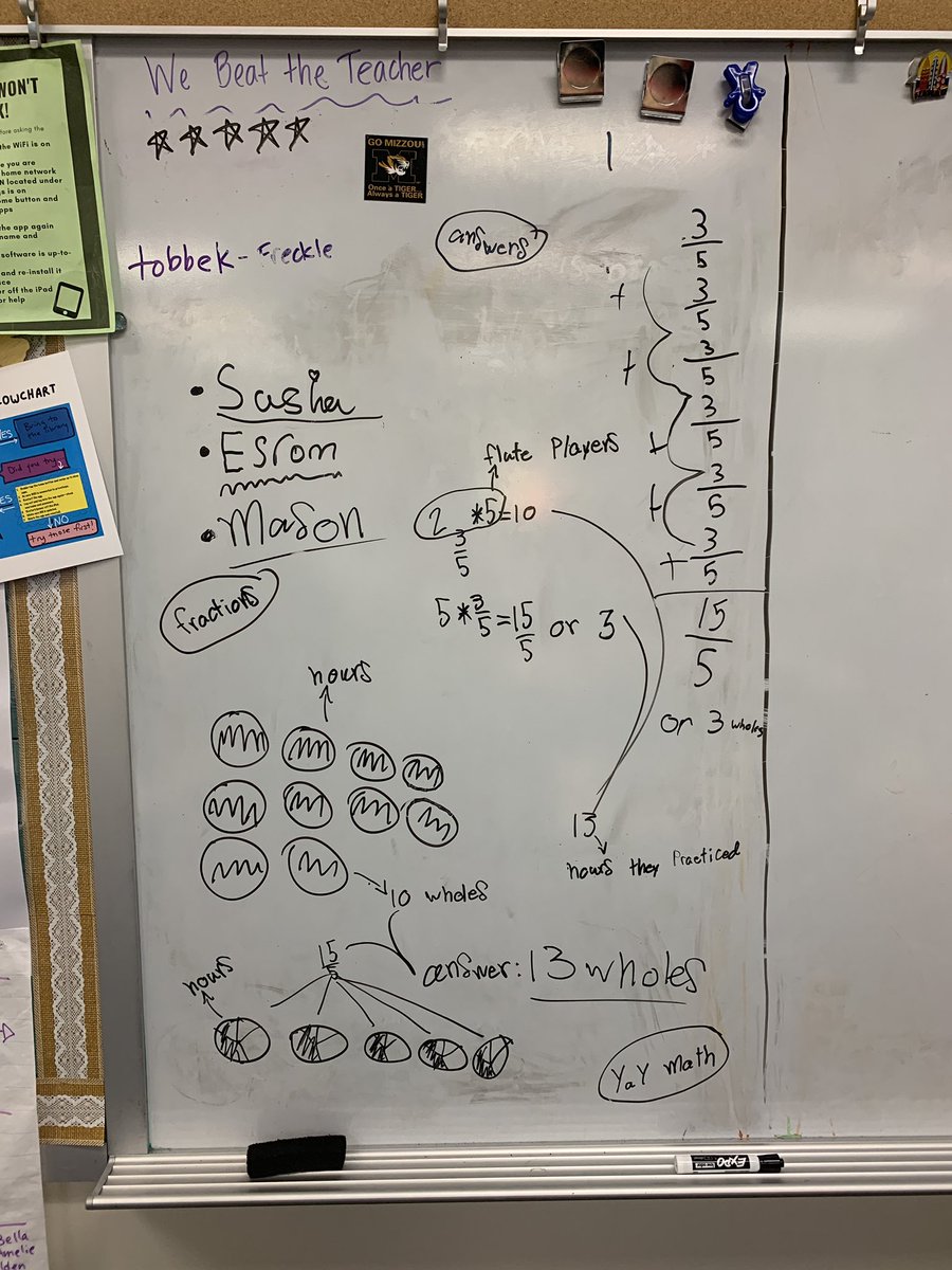 SmithJenif's tweet image. Look at this incredible math thinking! So many good explanations today in Ms. Tobben’s Class at Paxton. @Shawshawclass #mathjoycps