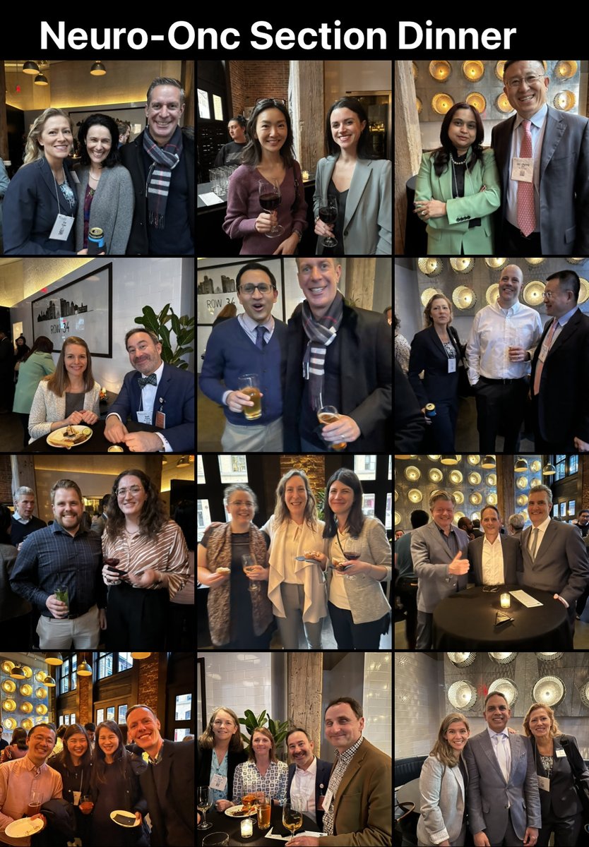 The Neuro-Onc Section dinner at #AANAM was epic (full disclosure- I planned it). Not pictured- oysters and lobster rolls. #wellness